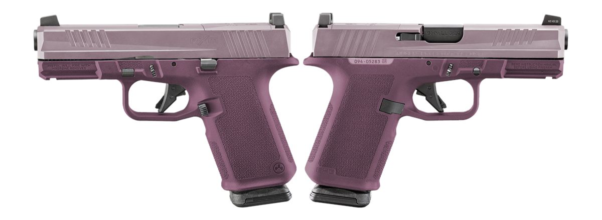 Ruger RXM 9MM Pistol 4in BBL TWO Tone Blush, Magpul EHG, O.R. 2-15RD Mags