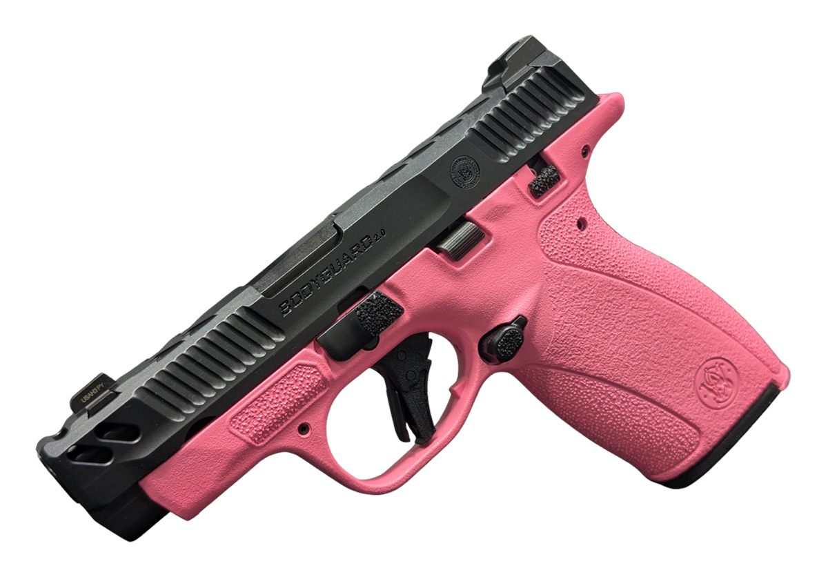 Smith Wesson PC Bodyguard 2.0 Carry Comp Pink 380ACP Pistol 3.1in M.S 1-10R