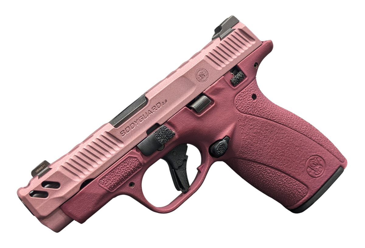 Smith Wesson PC Bodyguard 2.0 Carry Comp Cranberry BLUSH 380ACP Pistol 3.1i