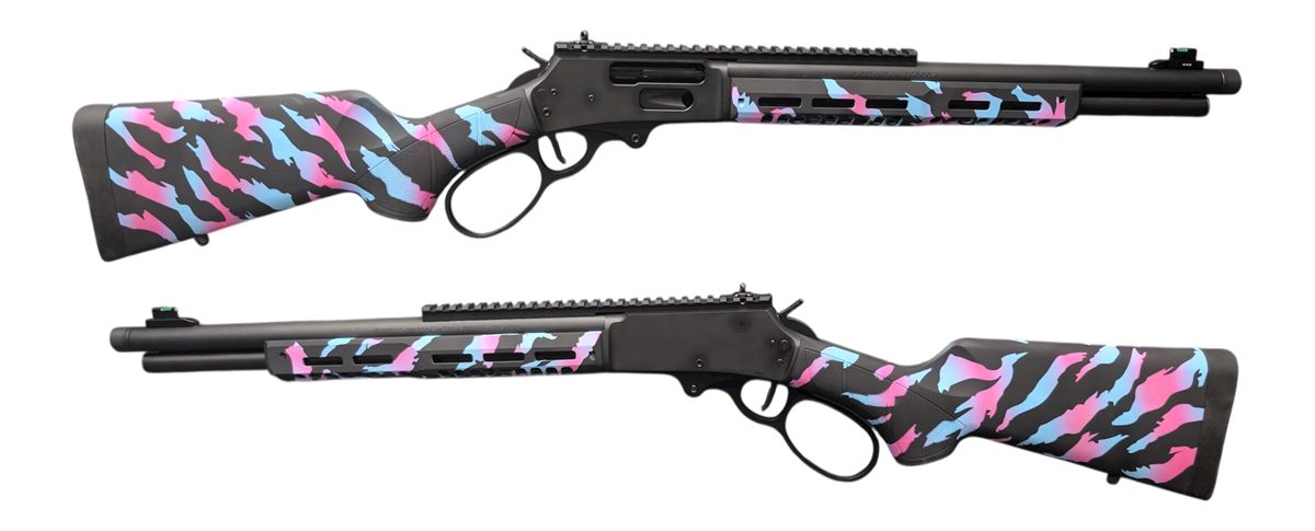 Smith Wesson 1854 Stealth Hunter Miami Tiger Stripe 45LC Lever Action 16.3i