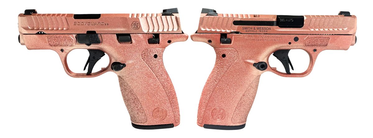 Smith Wesson Bodyguard 2.0 380ACP Pistol T.S. Rose Gold HI Gloss Orion Excl
