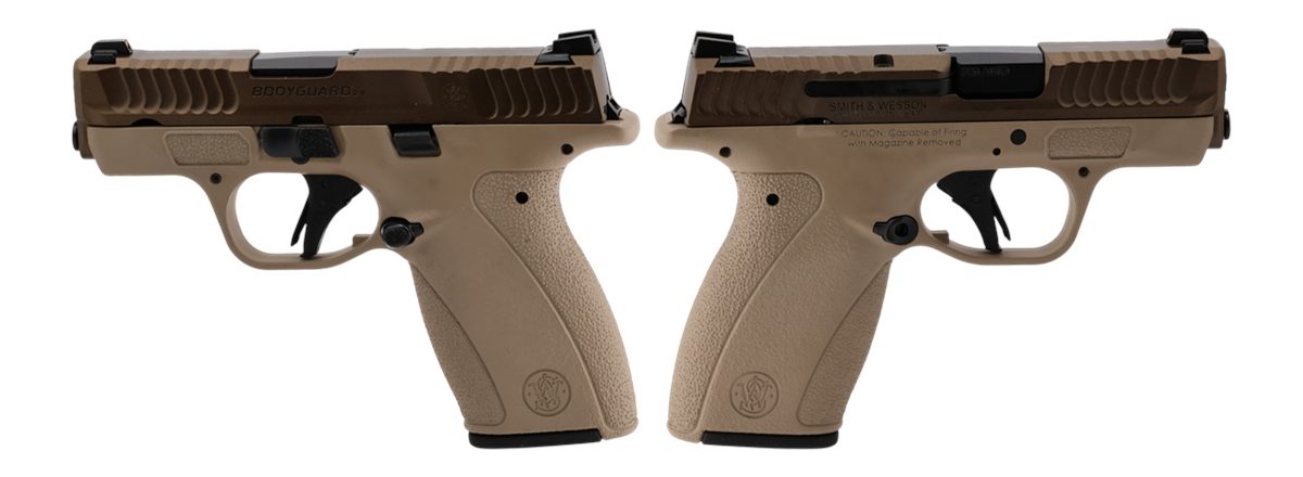 Smith Wesson Bodyguard 2.0 NMS 380ACP 2.75in TWO Tone TAN 1-10RD 1-12RD