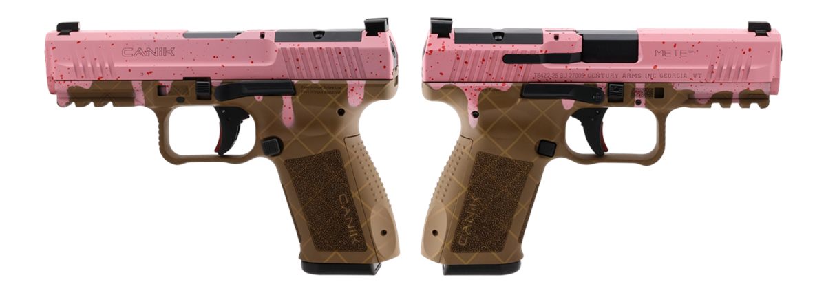 CENTURY CANIK METE SF ONE SERIES 9MM STRAWBERRY PSTL 4.19 BRL 1-15RD MAG