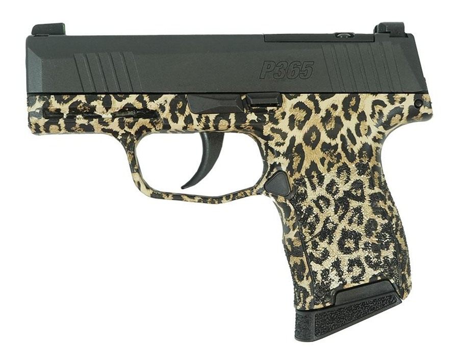 Sig Sauer P365 Leopard Print Optic Ready Handgun 9mm Luger 10rd Magazines(2