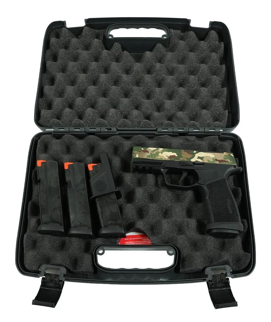 Sig Sauer P365 MuiltiCam Xmacro Tacops Handgun 9mm Luger 17rd Magazines(4)