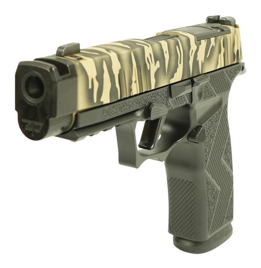 Sig Sauer P365 Tiger Stripe Black Xmacro Tacops Handgun 9mm Luger 17rd Maga