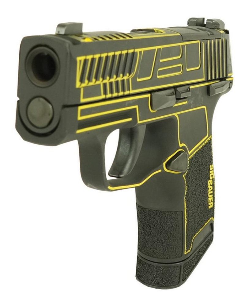 Sig Sauer P365 Outlander Yellow Laser Handgun 9mm Luger 10rd Magazines(2) 3 view 3