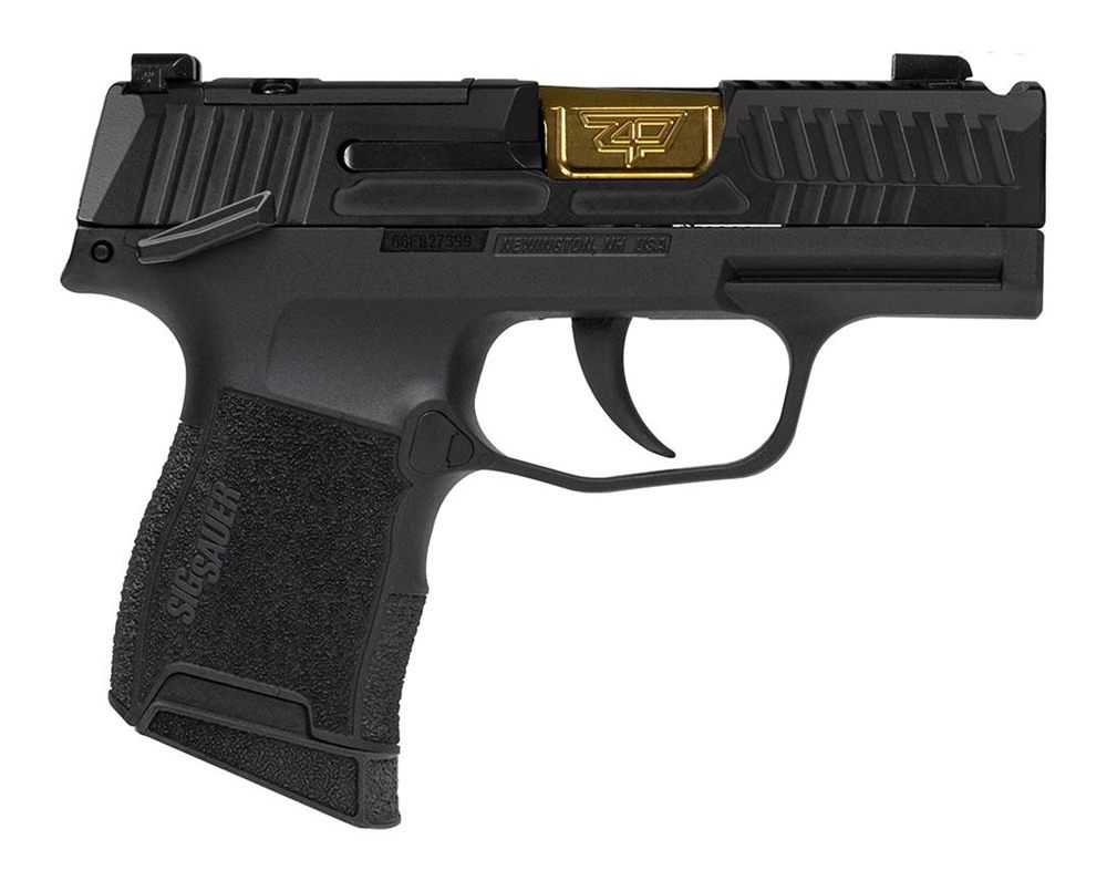 Sig Sauer P365 Outlander Black Handgun 9mm Luger 10rd Magazines(2) 3.1in Go