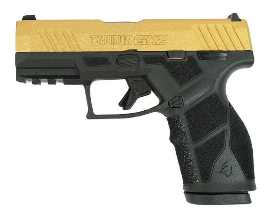 Taurus GX2 Gold Glitter Handgun 9mm Luger 13rd Magazines (2) 3.38in Barrel view 3