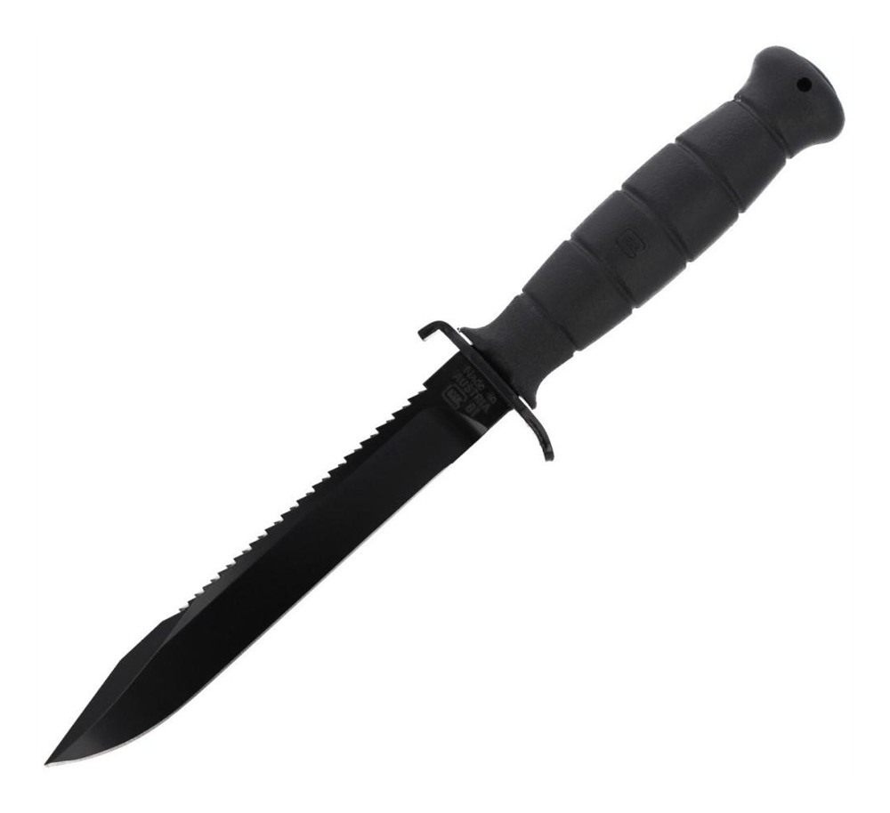 Glock Survival Tactical Fixed Knife 6-1/2in Drop Point Blade Black Bulk view 2