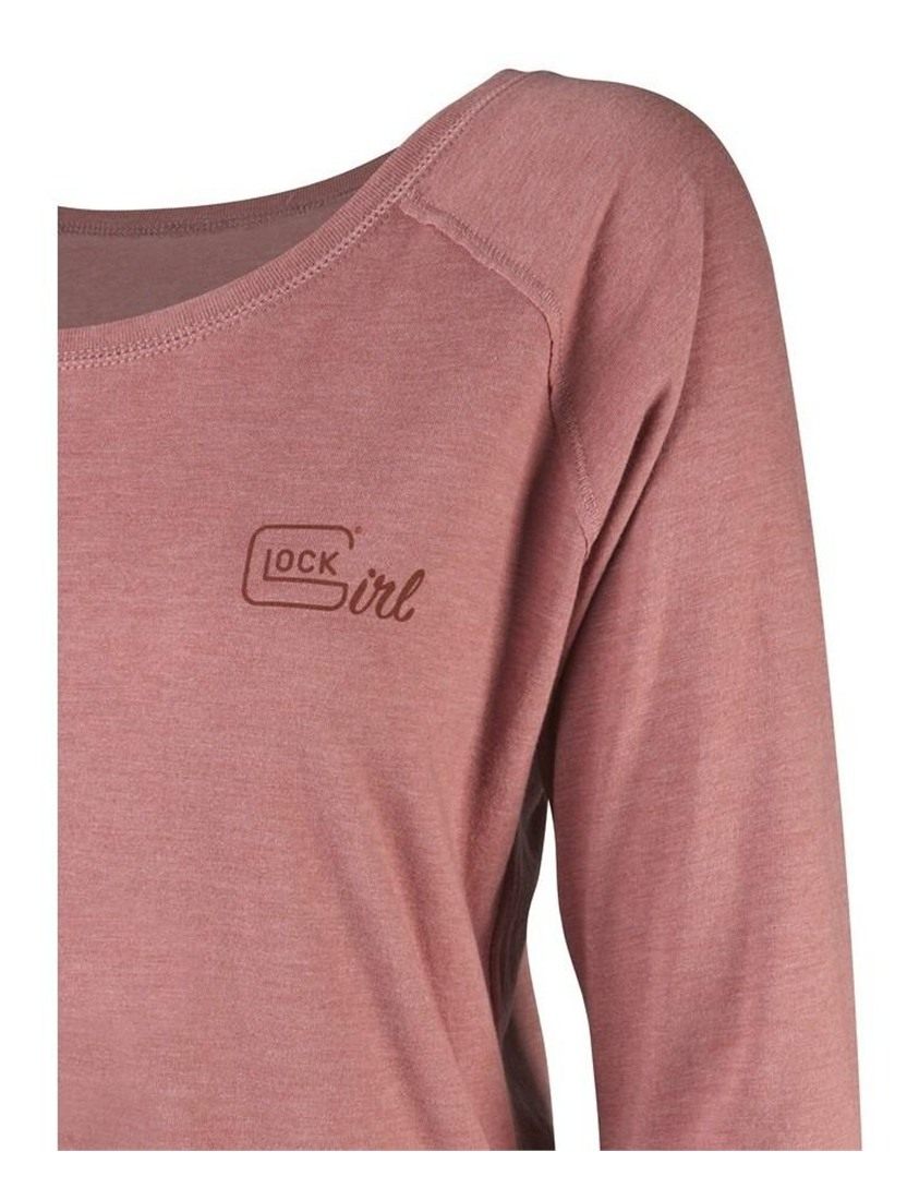 Glock Girl Confidence Long Sleeve Shirt Blush L