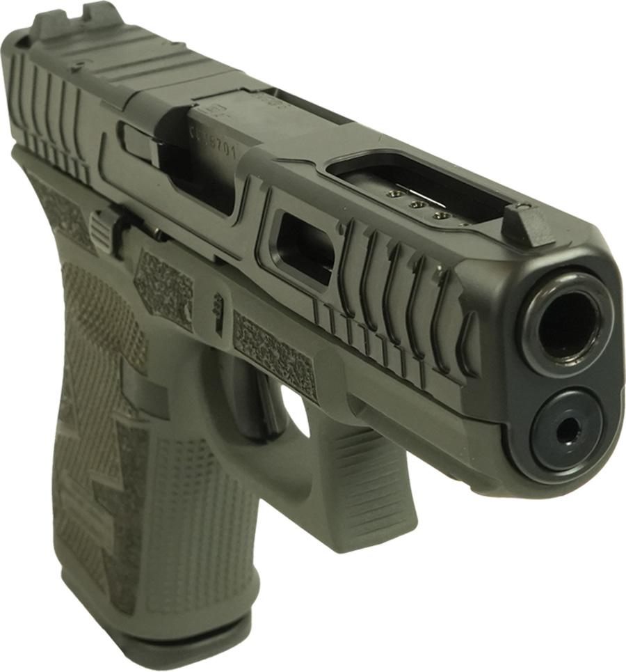 Glock V-Series Model 19 Kavorka Optic Ready Ported Handgun 9mm Luger 15rd M view 2