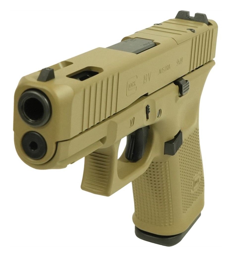 Glock V-Series Model 19 Optic Ready Ported Handgun 9mm Luger 15rd Magazines