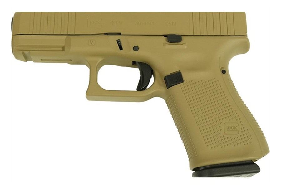 Glock V-Series Model 19 Optic Ready Ported Handgun 9mm Luger 15rd Magazines view 4