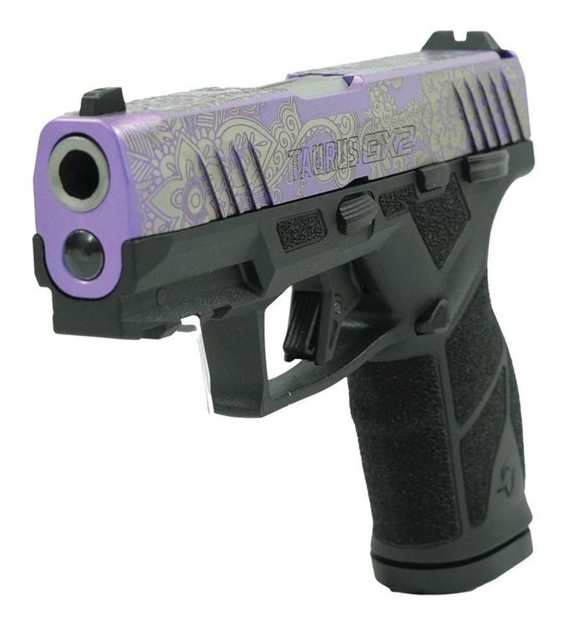 Taurus GX2 Purple Paisley Handgun 9mm Luger 13rd Magazines (5) 3.38in Barre