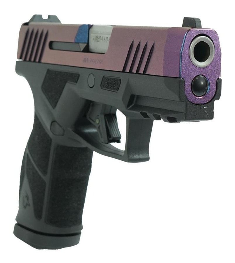 Taurus GX2 Mongoose Purple Handgun 9mm Luger 13rd Magazines (5) 3.38in Barr view 2