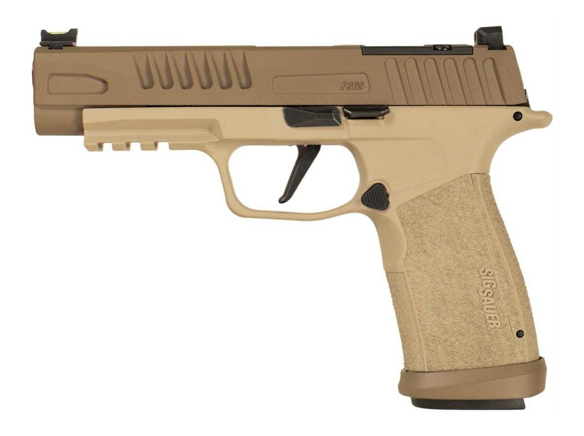 Sig Sauer P365 Fuse Two-Tone Tan Handgun 9mm Luger 21(2) 17(1)rd Magazines