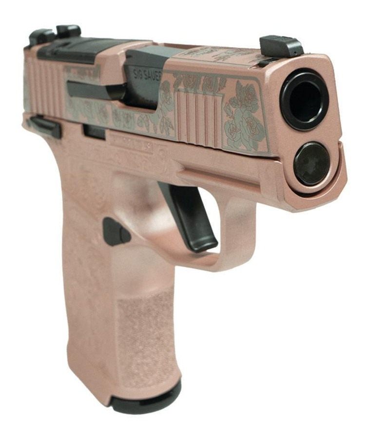 Sig Sauer P365X Full Size Rose Gold Handgun 9mm Luger 12rd Magazines (2) 3.