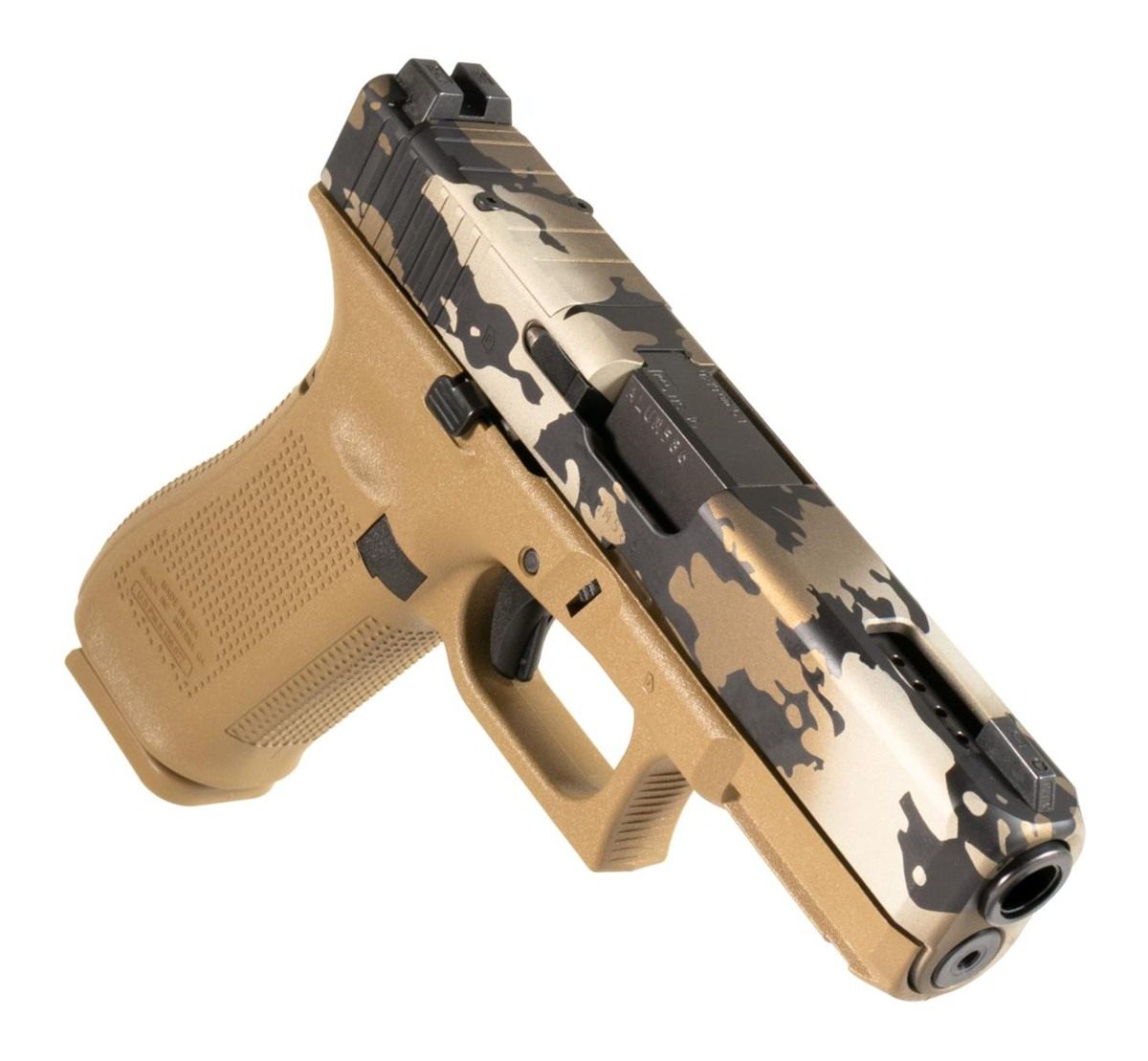 Glock V-Series Model 19x OR Camo Handgun 9mm Luger 17rd Magazines (3) 4.02i