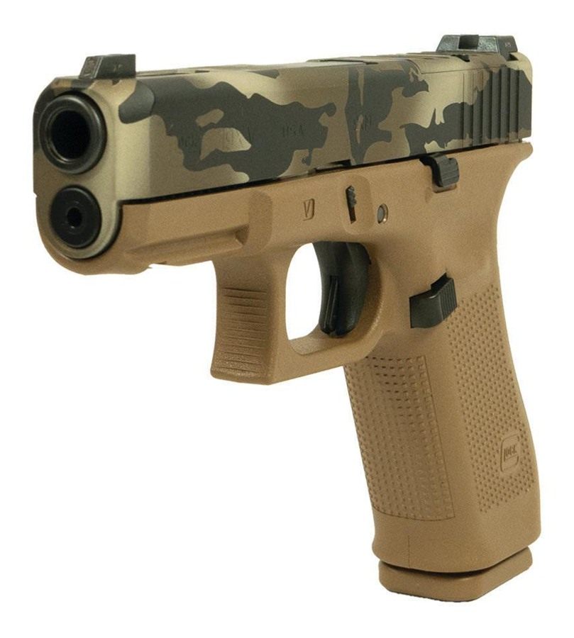 Glock V-Series Model 19x OR Camo Handgun 9mm Luger 17rd Magazines (3) 4.02i view 3