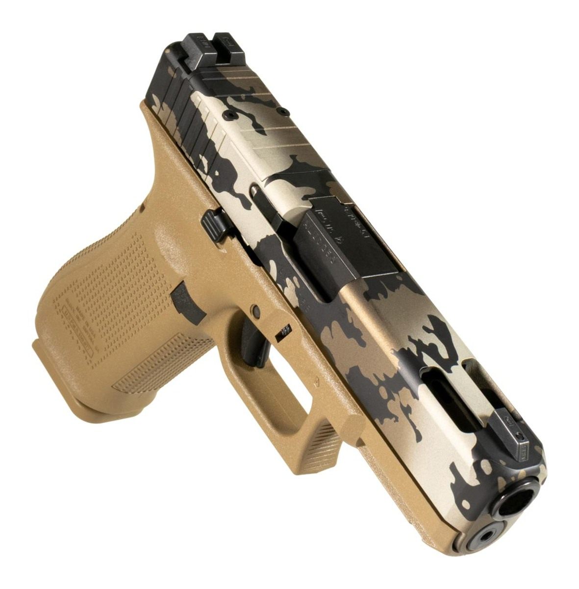 Glock V-Series Model 19x OR Camo Handgun 9mm Luger 17rd Magazines (3) 4.02i
