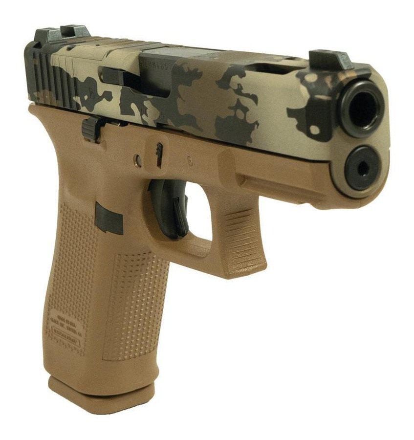 Glock V-Series Model 19x OR Camo Handgun 9mm Luger 17rd Magazines (3) 4.02i view 3