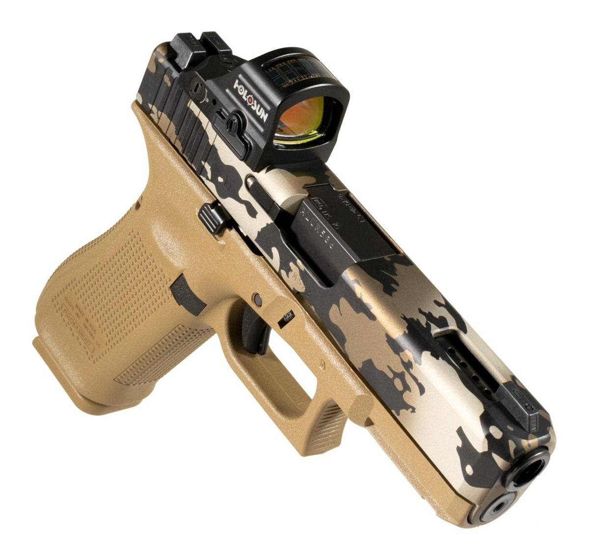 Glock V-Series Model 19x OR Camo Handgun 9mm Luger 17rd Magazines (3) 4.02i