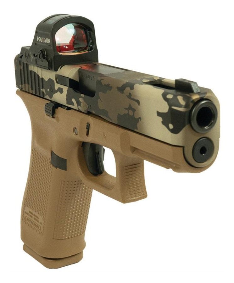 Glock V-Series Model 19x OR Camo Handgun 9mm Luger 17rd Magazines (3) 4.02i view 3