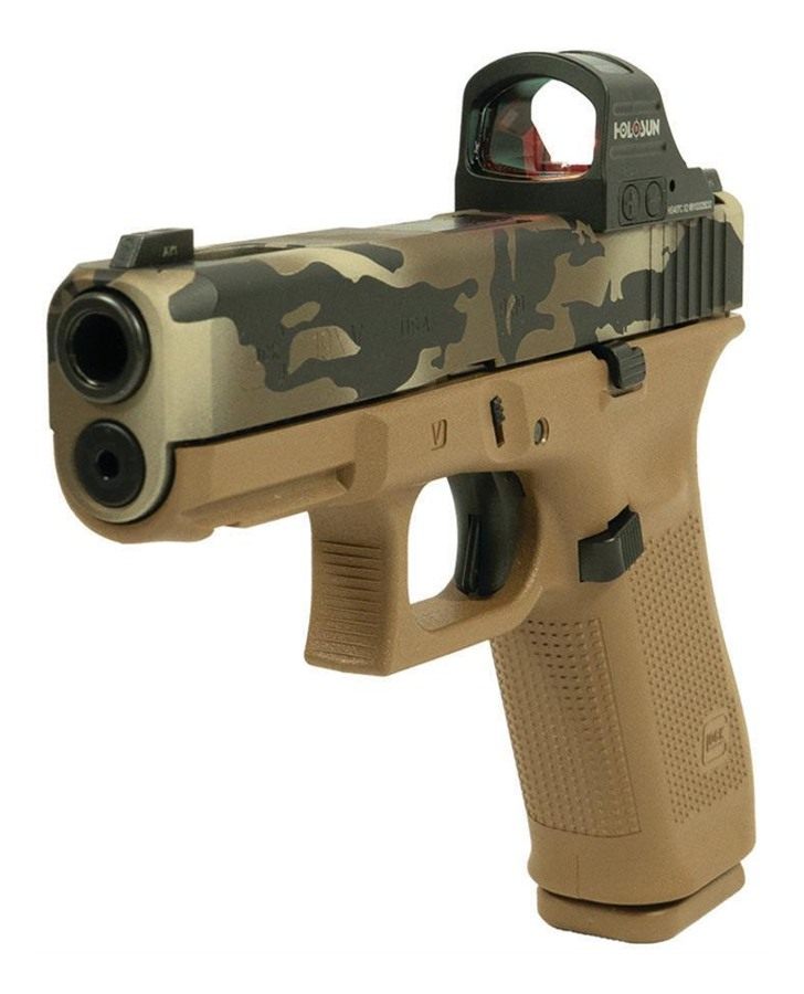 Glock V-Series Model 19x OR Camo Handgun 9mm Luger 17rd Magazines (3) 4.02i view 4