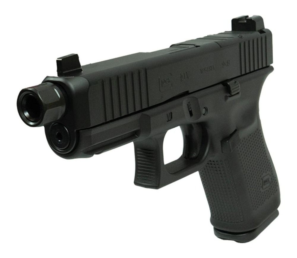 Glock V-Series Model 19 Black Cerakote Handgun 9mm Luger 15rd Magazines (3) view 2