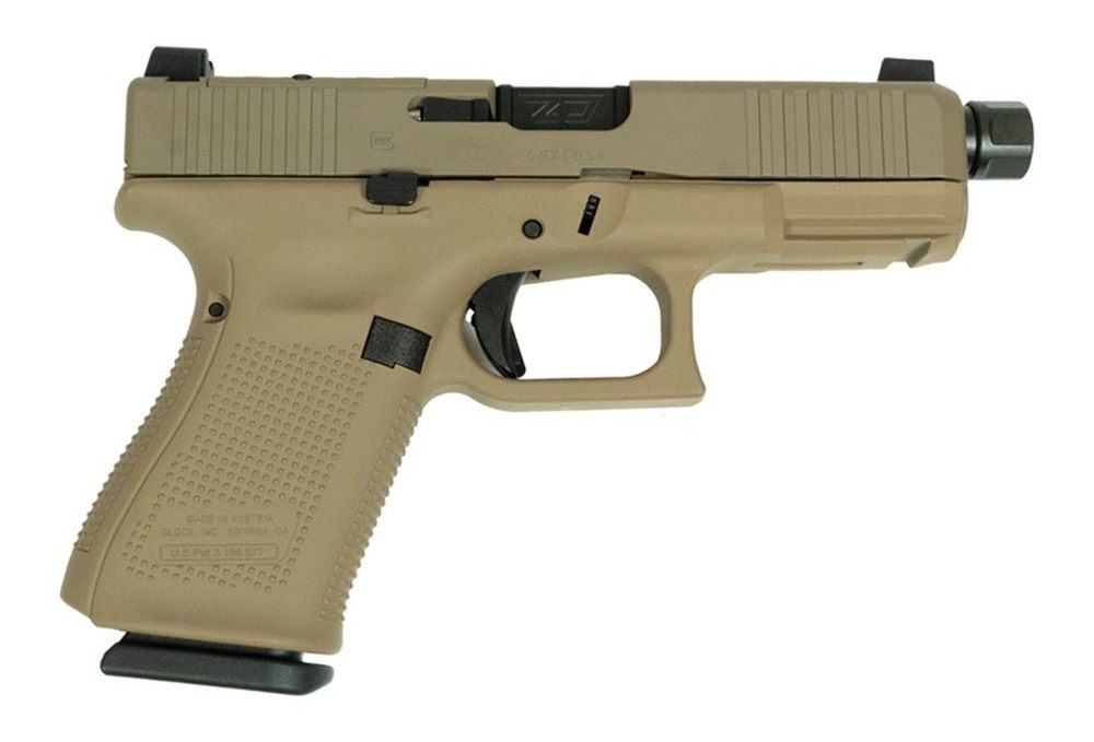 Glock V-Series Model 19 FDE Cerakote Handgun 9mm Luger 15rd Magazines (3) 4 view 3