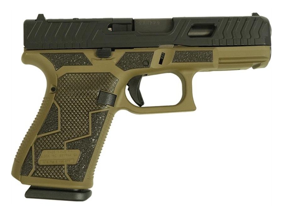 Glock V-Series Model 19 Kavorka Optic Ready Ported Handgun 9mm Luger 15rd M view 3
