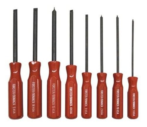 Forster Products 8-Piece Gunsmith Screwdriver Set, Hollow Ground Tips with view 2