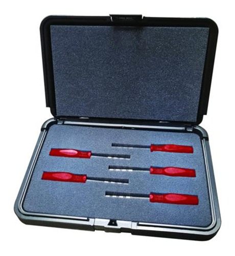 Forster Products Set of 5 Neck Tension Gauge, .224, .243, .264, .284, and .