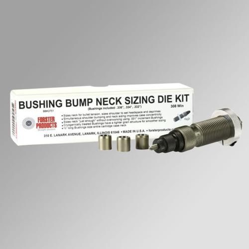 Forster Products Precision Plus Bushing Bump Neck Sizer Die with 3 308 Winc
