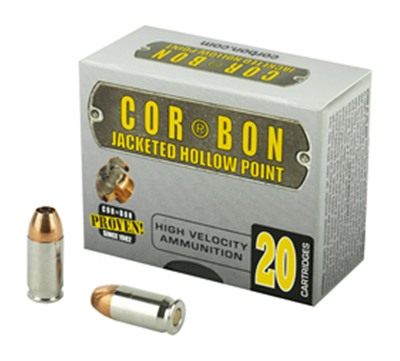 Corbon Self-Defense JHP Handgun Ammunition .380 ACP 90 gr 1050 fps 20/ct view 3