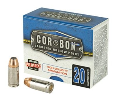 Corbon Self-Defense JHP Handgun Ammunition 9mm Luger +p 90 gr 1500 fps 20/c view 3
