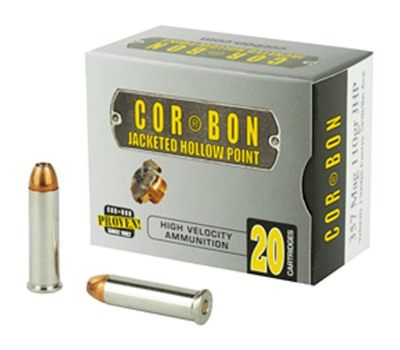 Corbon Ammo Self-Defense JHP Handgun Ammunition .357 Mag 110 gr 1500 fps 20 view 3