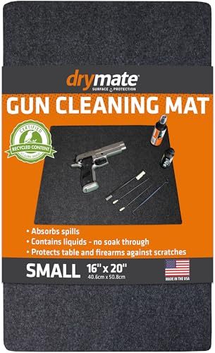 Drymate Gun Cleaning Pad (16in x 20in), Premium Mat - Absorbent/Waterproof/ view 5