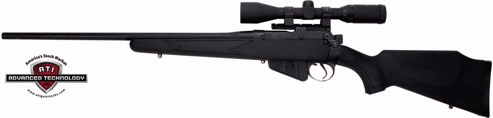 Advanced Tech Stock FOR Enfield Post 1914 Black Synthetic