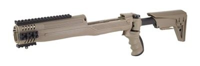 Advanced Tech Ruger Mini-14/30 G2 Strikeforce Stock Flat Dark E view 2