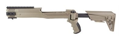 Advanced Tech Ruger Mini-14/30 G2 Strikeforce Stock Flat Dark E view 4
