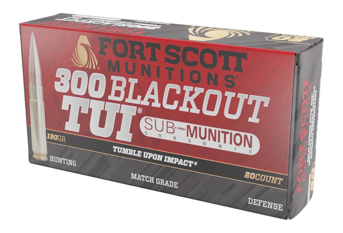 Fort Scott Munitions 300190SCVSS Tumble Upon Impact (TUI) Rifle 300 Blackou