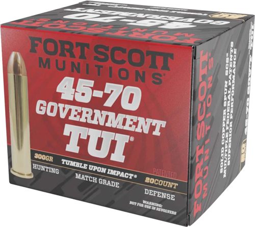 Fort Scott Munitions 4570300SCV1 Tumble Upon Impact (TUI) Brush Hog 45-70 G view 2