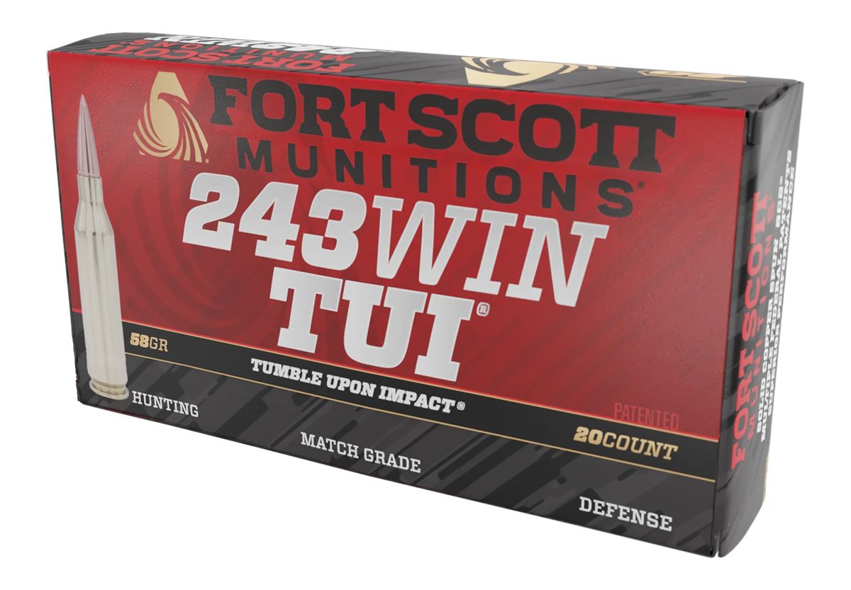 Fort Scott Munitions 243058SCV Tumble Upon Impact (TUI) Rifle 243 Win 58gr