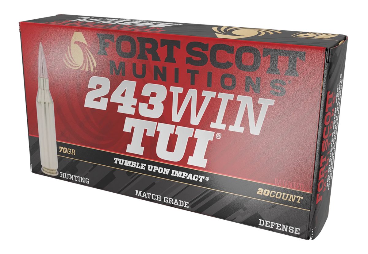 Fort Scott Munitions 243070SCV Tumble Upon Impact (TUI) Rifle 243 Win 70gr