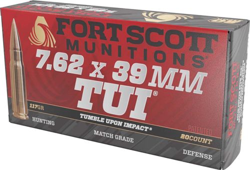 Fort Scott Munitions 762X39117SCV Tumble Upon Impact (TUI) Rifle 7.62x39mm view 2