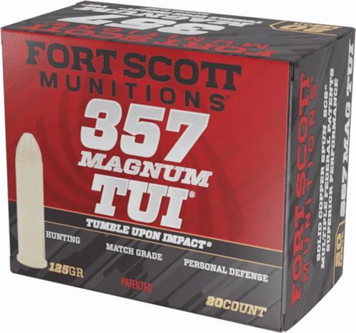 Fort Scott Munitions 357MAG125SCV Tumble Upon Impact (TUI) 357 Mag 125gr So view 2