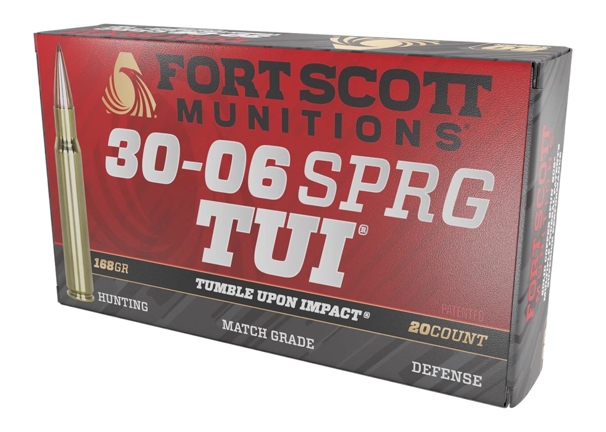 Fort Scott Munitions 3006168SCV Tumble Upon Impact (TUI) Rifle 30-06 Spring