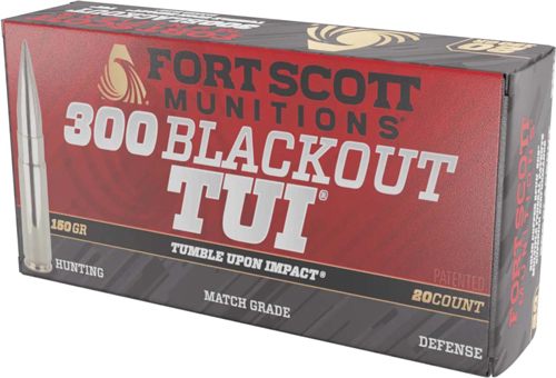 FORT SCOTT 300 AAC 150GR TUI SOLID COPPER 20RD 25BX/C